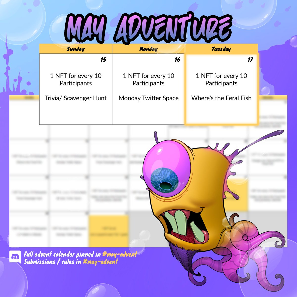 #NFTGiveaways everyday
5 NFT in a set = $150 discount/drop
15 unique NFT = $750 discount/drop

📒 Details in discord 
🖊️Winners picked in discord 
🔒Discord is now locked

Twitter Space: x.com/i/spaces/1ynJO…

#CroFam #NFTCommunity #EbzBay #FFTB