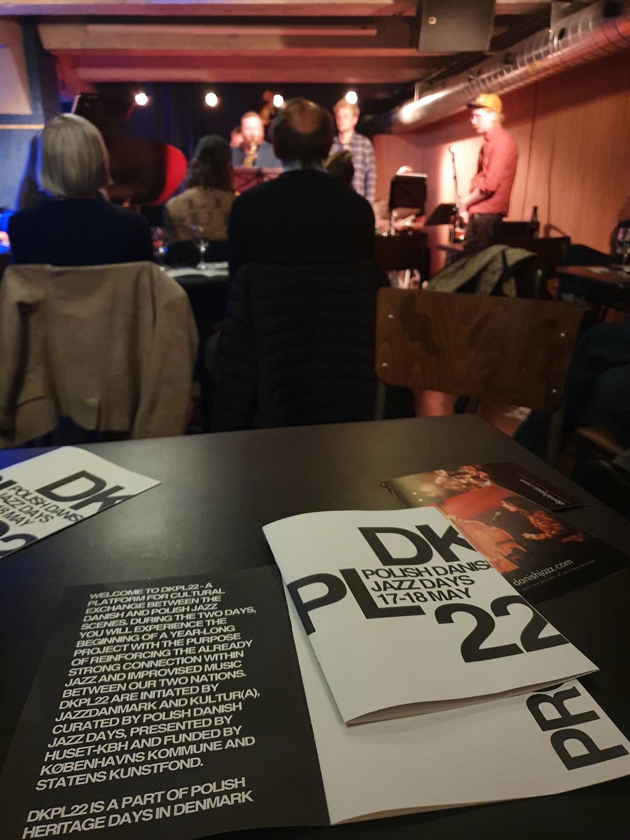 PLinDenmark's tweet photo. Polish Danish Jazz Days at @HusetKBH in #Copenhagen - two days of concerts and cultural exchange between 🇵🇱 &amp; 🇩🇰 jazz scenes. Thank you @JazzDanmark and @kultur_kultura for reinforcing already strong 🇵🇱🇩🇰 connections within #jazz &amp; improvised music. 
#PLHeritageDays https://t.co/Xryg6MSEcX