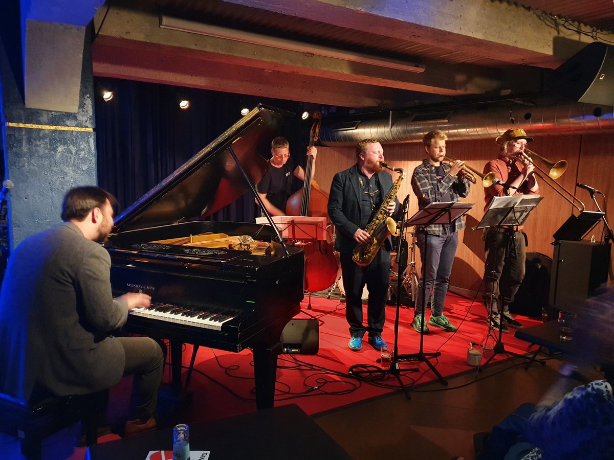PLinDenmark's tweet photo. Polish Danish Jazz Days at @HusetKBH in #Copenhagen - two days of concerts and cultural exchange between 🇵🇱 &amp; 🇩🇰 jazz scenes. Thank you @JazzDanmark and @kultur_kultura for reinforcing already strong 🇵🇱🇩🇰 connections within #jazz &amp; improvised music. 
#PLHeritageDays https://t.co/Xryg6MSEcX