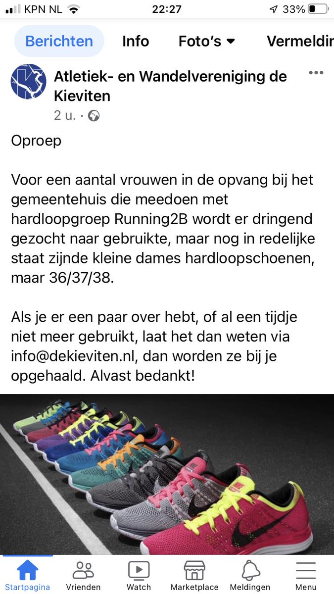 RuuddePrez's tweet photo. Wie helpt mee? Hardloopschoen Dames kleine maten #hardlopen #atletiek #lansingerland https://t.co/13BjMnBwwY