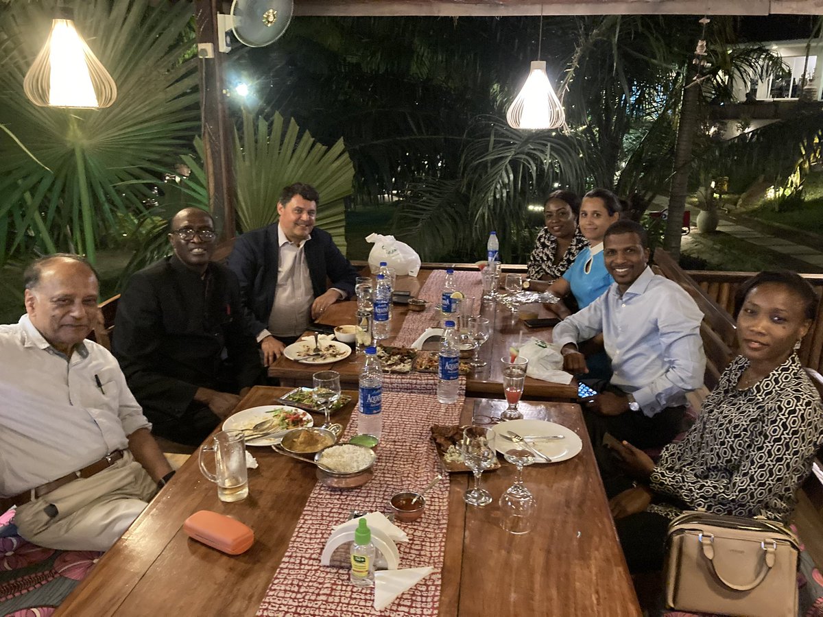 SeanMelbourne2's tweet photo. A great pleasure to host Prof. Sir Partha Dasgupta this evening with colleagues from @UKinNigeria, academia &amp; @FAONigeria on the #EconmicsofBiodiversity 🌱 Vital that the new post-2020 global biodiversity framework halts and reverses #biodiversity loss ASAP @msimire @FCDOClimate https://t.co/D8MrdSuTUa