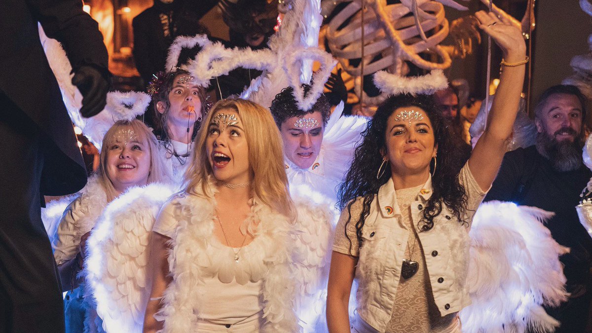 theonetrueshad's tweet photo. The Swans of Derry! Forever epic! #DerryGirls https://t.co/9KmBCqHkcq