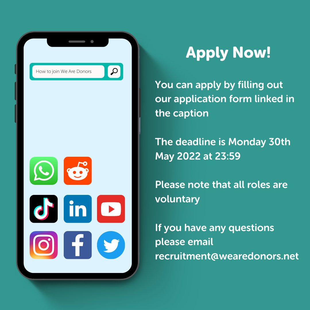 We Are Donors tweet media