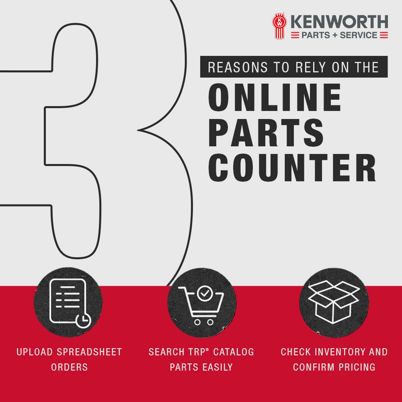 Kenworth Truck Co. on Twitter "The Online Parts Counter has the deals