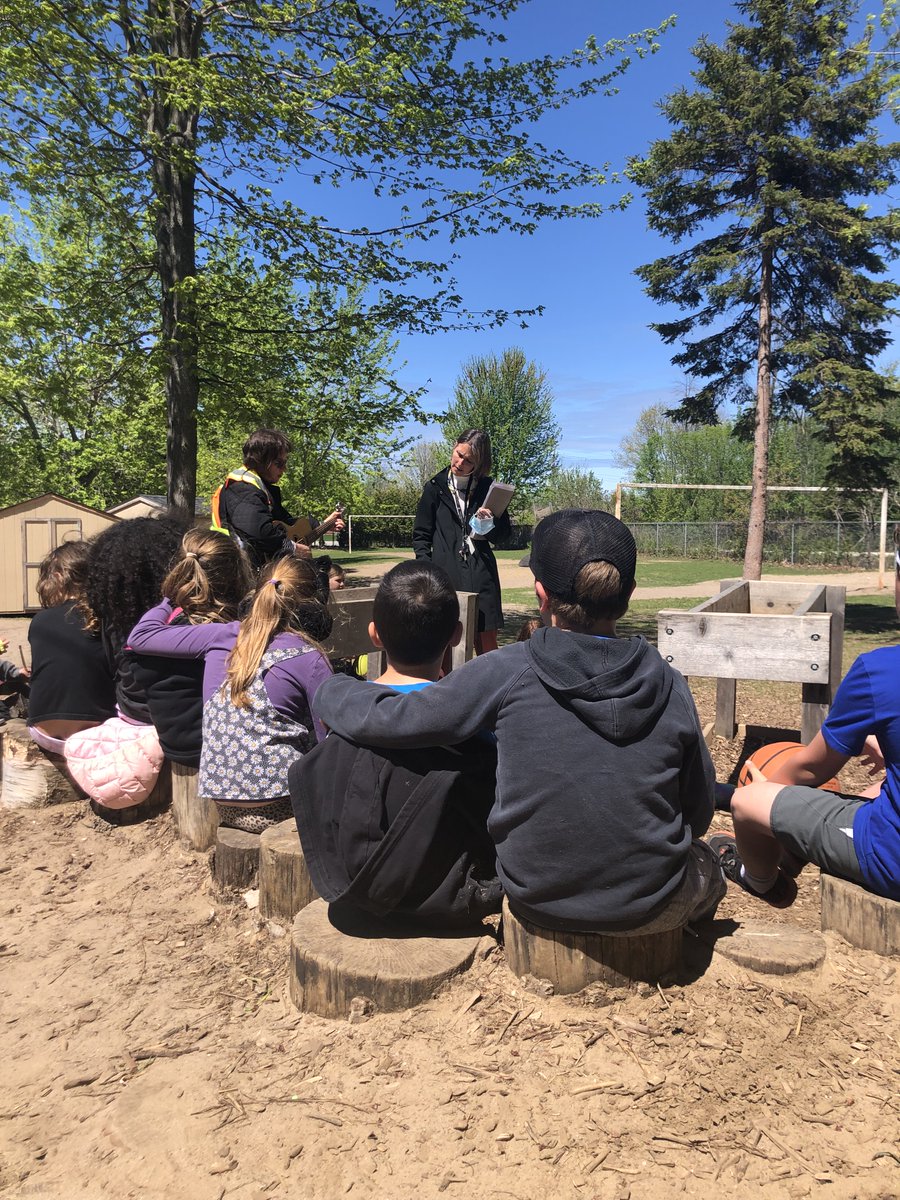 This afternoon Mrs. Lawrence, Mrs. Lanktree and Mrs. McKee prepared for the Living Rosary on May 19. We practiced singing Hail Mary: Gentle Woman in our Outdoor Classroom! <a href="/SMCDSB_Faith/">SMCDSB Faith Matters</a> <a href="/SMCDSB_Leaders/">Called to Lead</a> <a href="/kweishar2/">Kim Weishar</a> <a href="/mirella_rossi/">Mirella Rossi - Superintendent of Education</a> <a href="/SiobhanMcKee8/">Siobhan McKee</a>