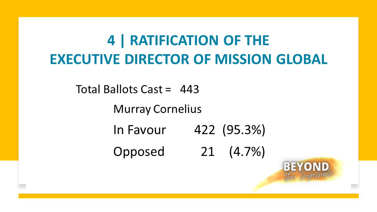 thepaoc's tweet photo. Executive Director of Mission Global election results: congratulations to Rev. Murray Cornelius. #PAOC22 #Winnipeg #Manitoba https://t.co/AGT7BQHum0 https://t.co/h4dxltibsT