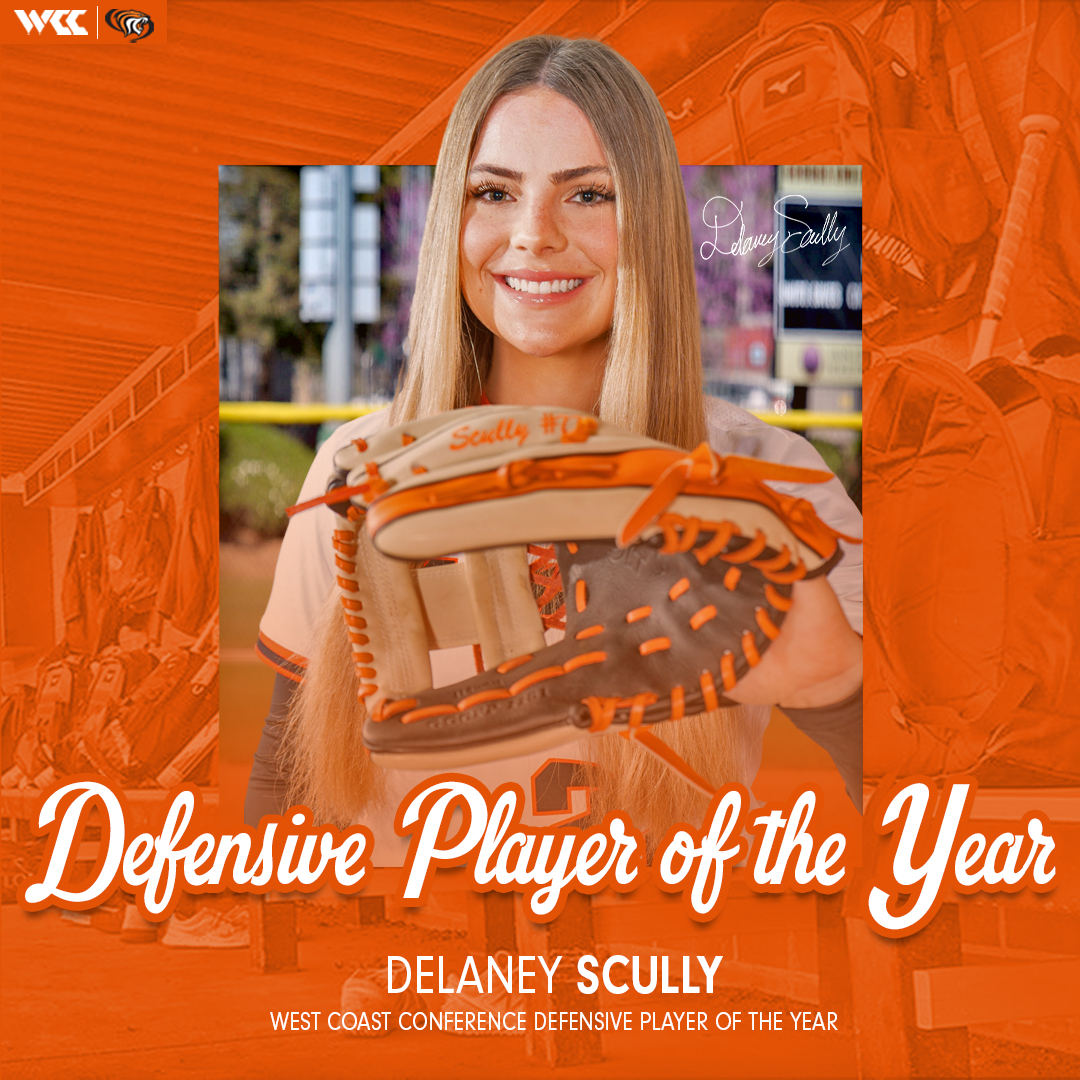 ✨𝓓𝓮𝓯𝓮𝓷𝓼𝓲𝓿𝓮 𝓟𝓵𝓪𝔂𝓮𝓻 𝓸𝓯 𝓽𝓱𝓮 𝓨𝓮𝓪𝓻✨

After posting a near-perfect .985 fielding percentage, which included 223 putouts and 40 assists, Delaney Scully has been named <a href="/WCCsports/">West Coast Conference</a> Defensive Player of the Year! #UpRoar