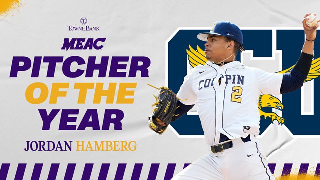 coppin_baseball's tweet photo. A conference leading 9 first team selections, including MEAC Pitcher and Rookie of the Year #TalonsUp 🦅 #HowCanWeSlip https://t.co/XltpUSl1oX