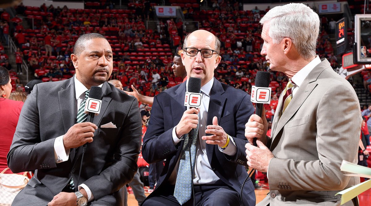 DrGuru_'s tweet photo. For the NBA Finals, imagine if they used the ESPN commentary crew and the TNT post-game crew in a single broadcast. https://t.co/640wf9kcIQ
