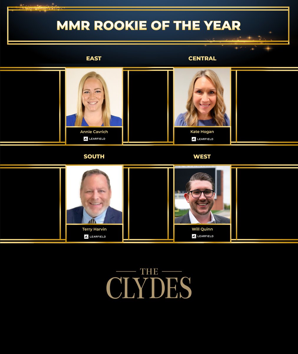 Learfield's tweet photo. 1st CLYDE Award in the books! Congrats on your great success! 🏆 https://t.co/WyUulxOc10