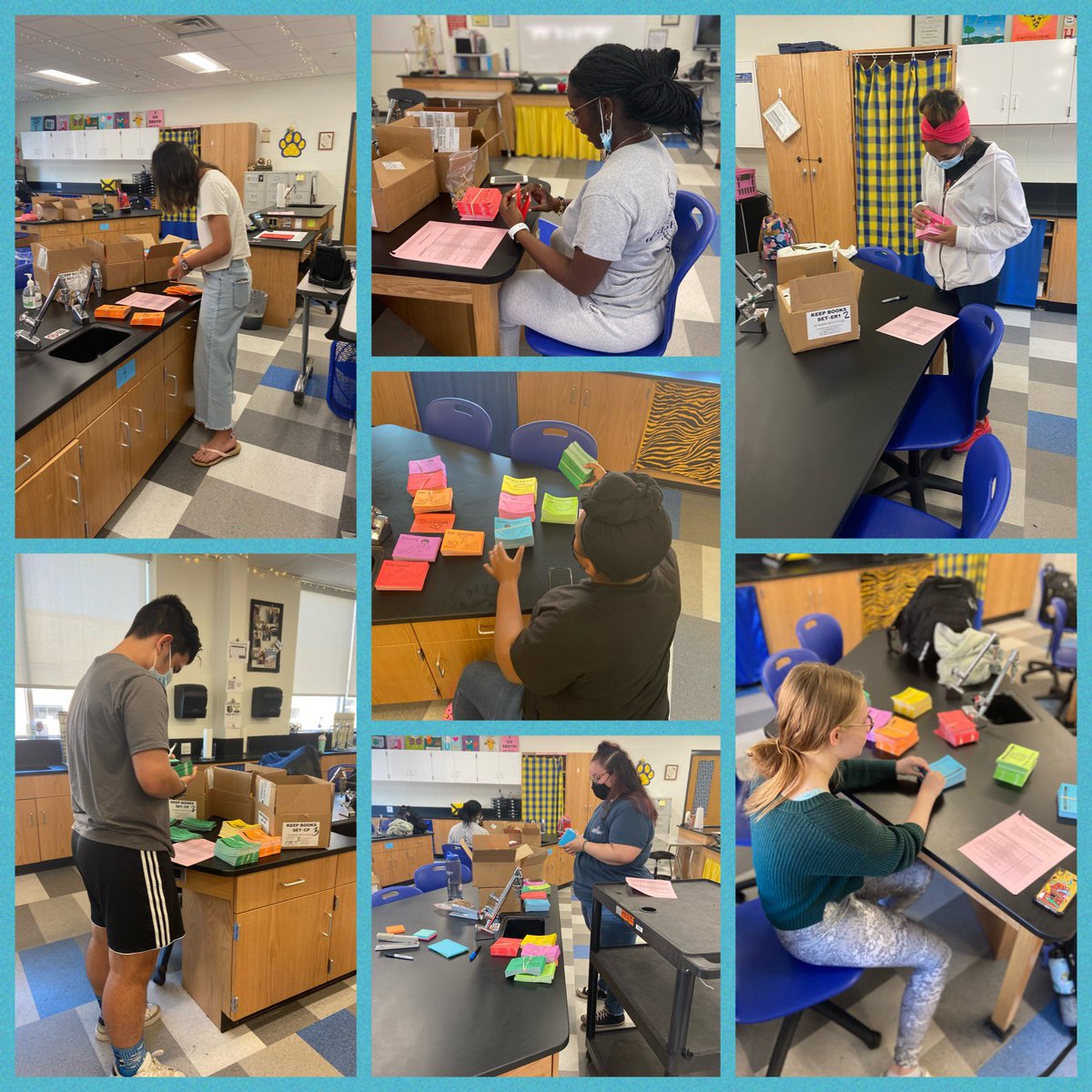 IBatSmith's tweet photo. IB juniors are staying back today to sort books for @cpschoolsva preschool students - and inspiring #literacy for the next generation! 📖 ❤️ #pOSsIBilities #IBCAS @_Lauren_Perez_ https://t.co/1xUoOrv7LF