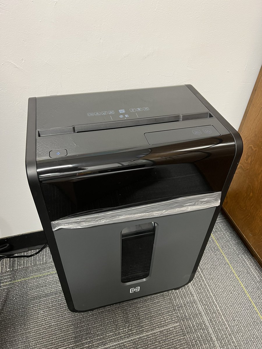 A lot of wonderful things happen each day in a school office, but let’s be real - is there seriously anything greater than the arrival of a new paper shredder?!?