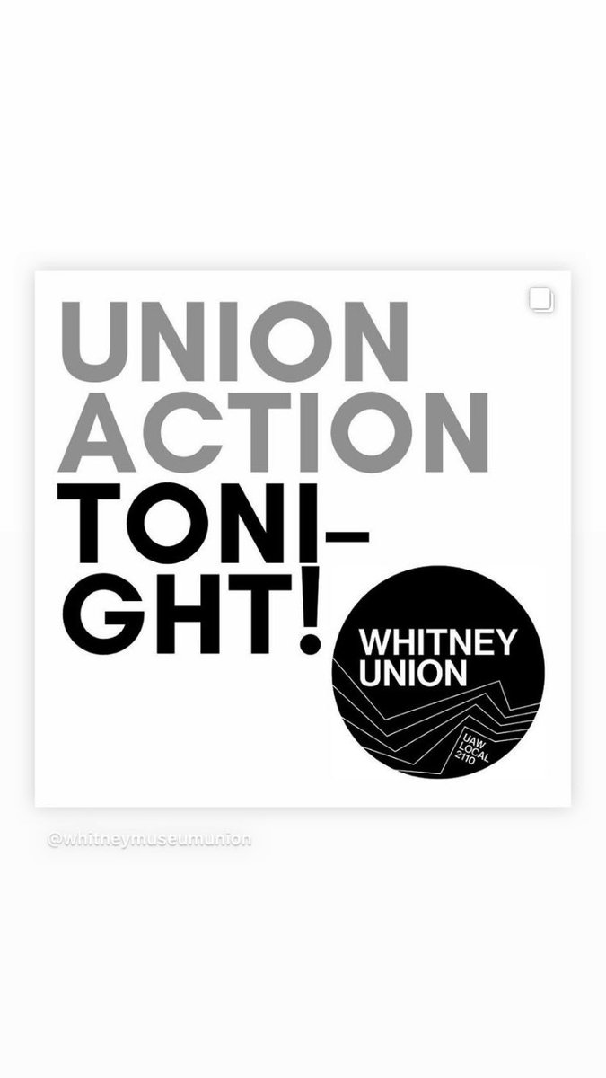 jaffworks's tweet photo. Solidarity with #WhitneyUnion as they fight for their first contract #1u https://t.co/LjRxclc7kG