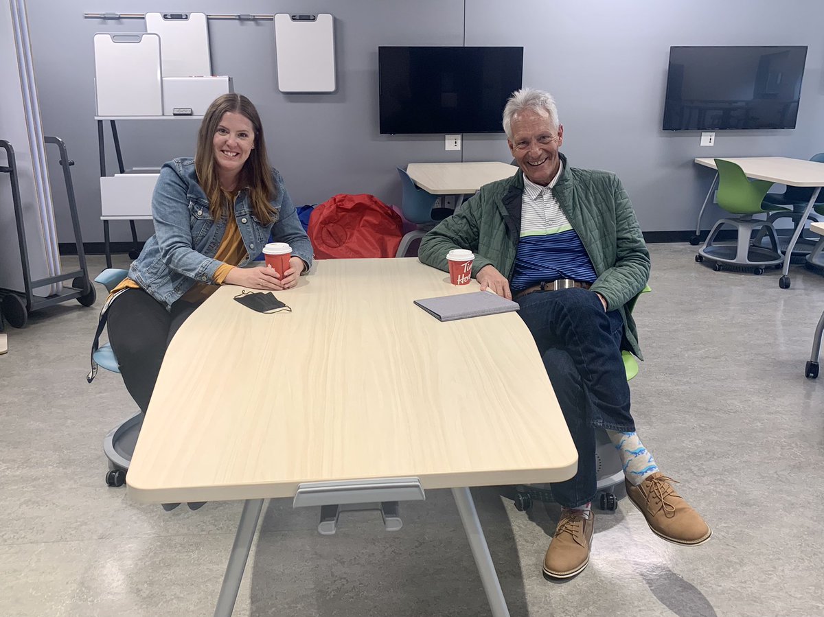 An absolute pleasure catching up with Peter Chirico (President and CEO <a href="/nbdcc/">NBandD Chamber</a>) today in the @NU_TeachingHub discussing our incredible community, <a href="/NU_ExtendLearn/">Extended Learning @ NU</a> opportunities, life in general and the importance of valued relationships! #excitingopportunities
#couldchatforhours