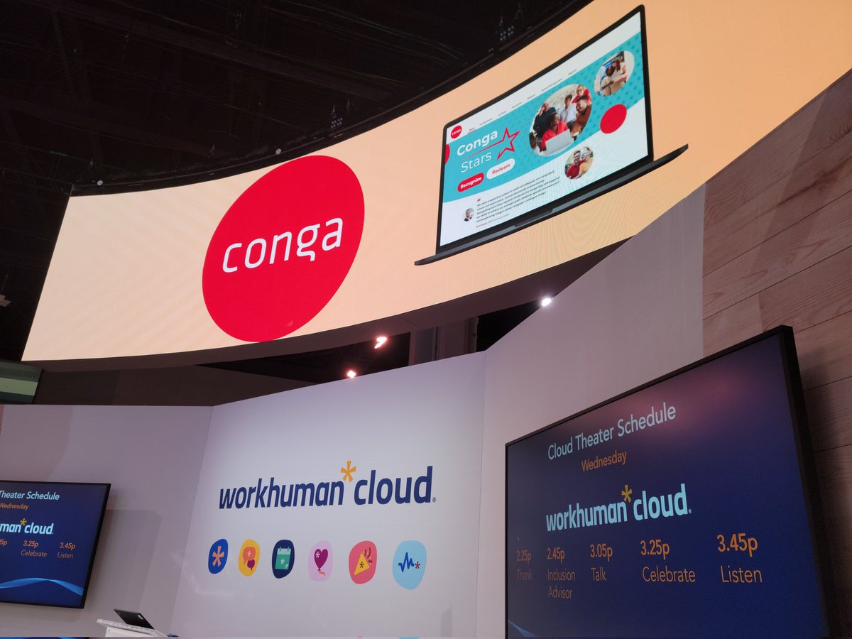 aalesand's tweet photo. Thank you, @Workhuman, for the opportunity to share a bit about Conga Stars today! #workhumanlive #WHLive2022 https://t.co/ZhcDTOUSCS
