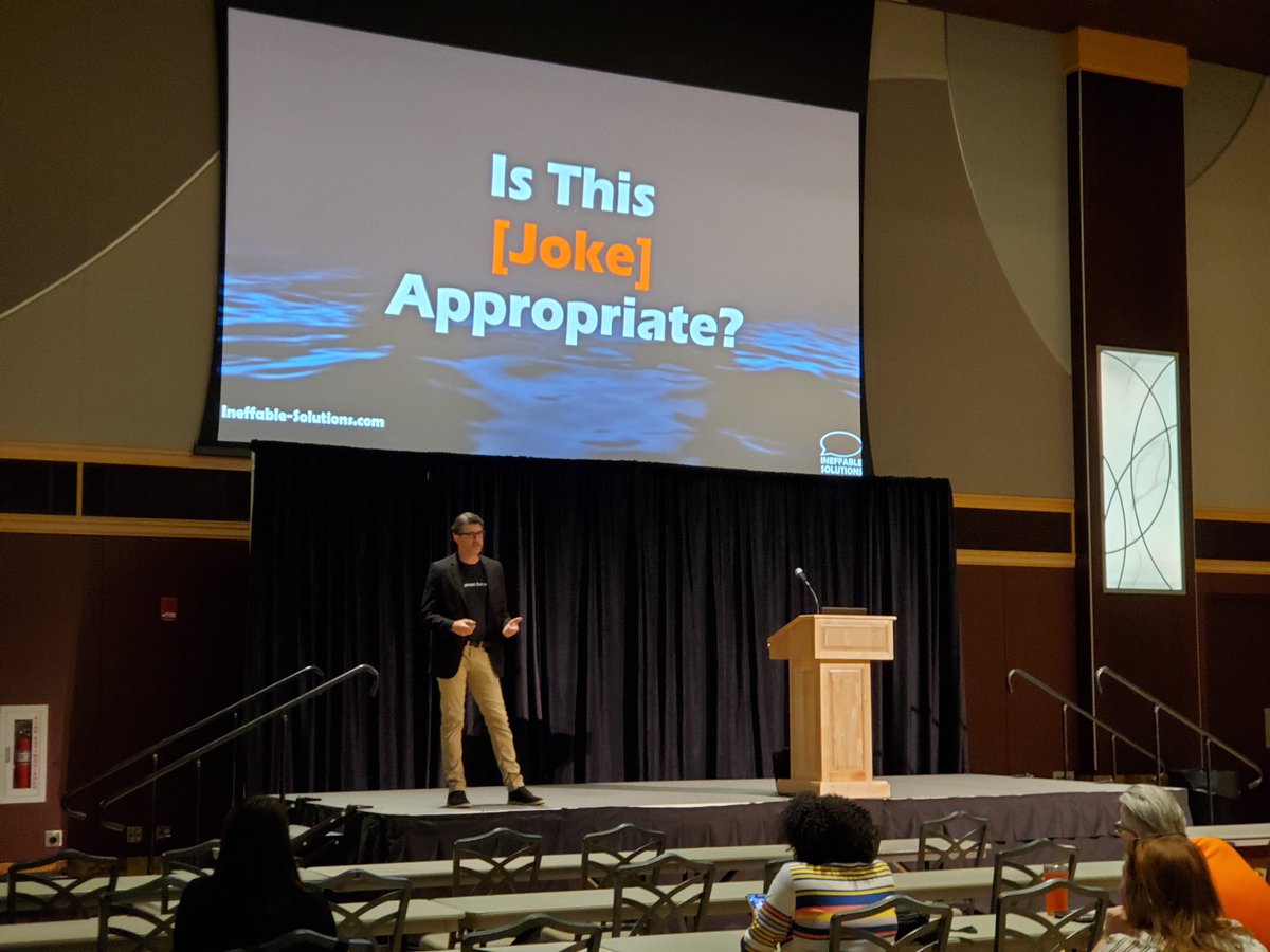 dsynadinos's tweet photo. Hey, I spoke, too!

“Play stupid games, win stupid prizes”

I examined risk by exploring inappropriate jokes and their undesirable consequences in “Is This [joke] Appropriate?” at @QAortheHighway 

#qaoth #qaorthehighway https://t.co/fGp5XiP3c2