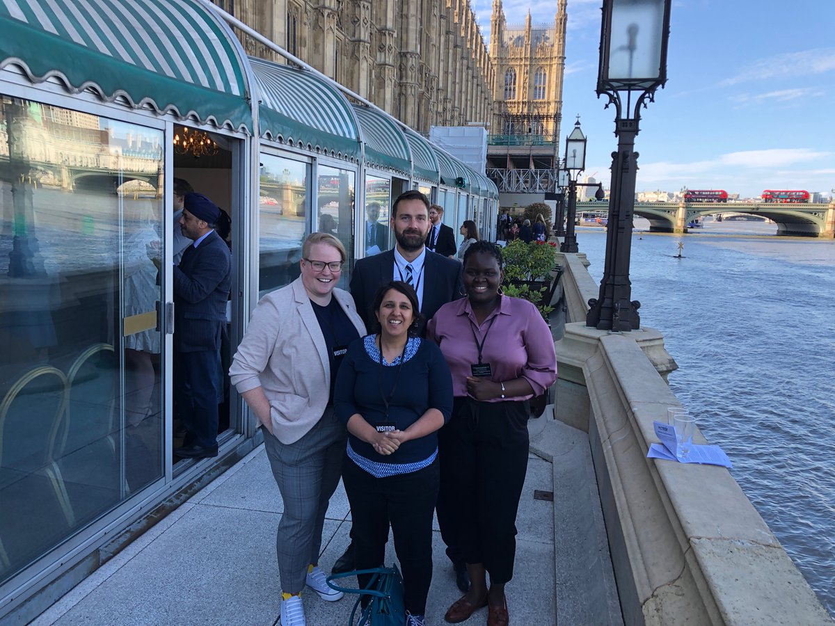 kavitakapoor's tweet photo. Afternoon tea 
@HouseofCommons, 
@PICTFOR
 #DiversityInTech reception. Fun way to meet @BcsLgbtq in person https://t.co/rWXdROceTO