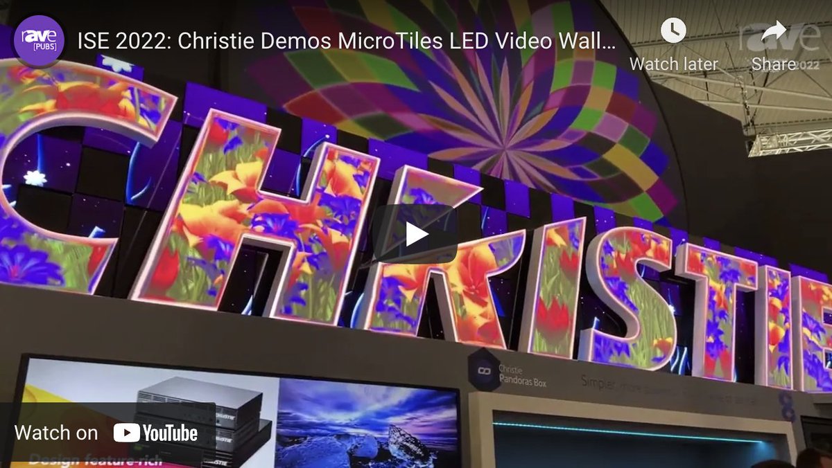 LAVNCHCODE's tweet photo. #ISE2022: @ChristieDigital's John Dixon demonstrates the company’s #MicroTiles #LED Video Wall Solutions at @ISE_Show 2022.
Get all the details here: https://t.co/b5hUMMLh0T
#AVtweeps https://t.co/PLkHlhqR7F