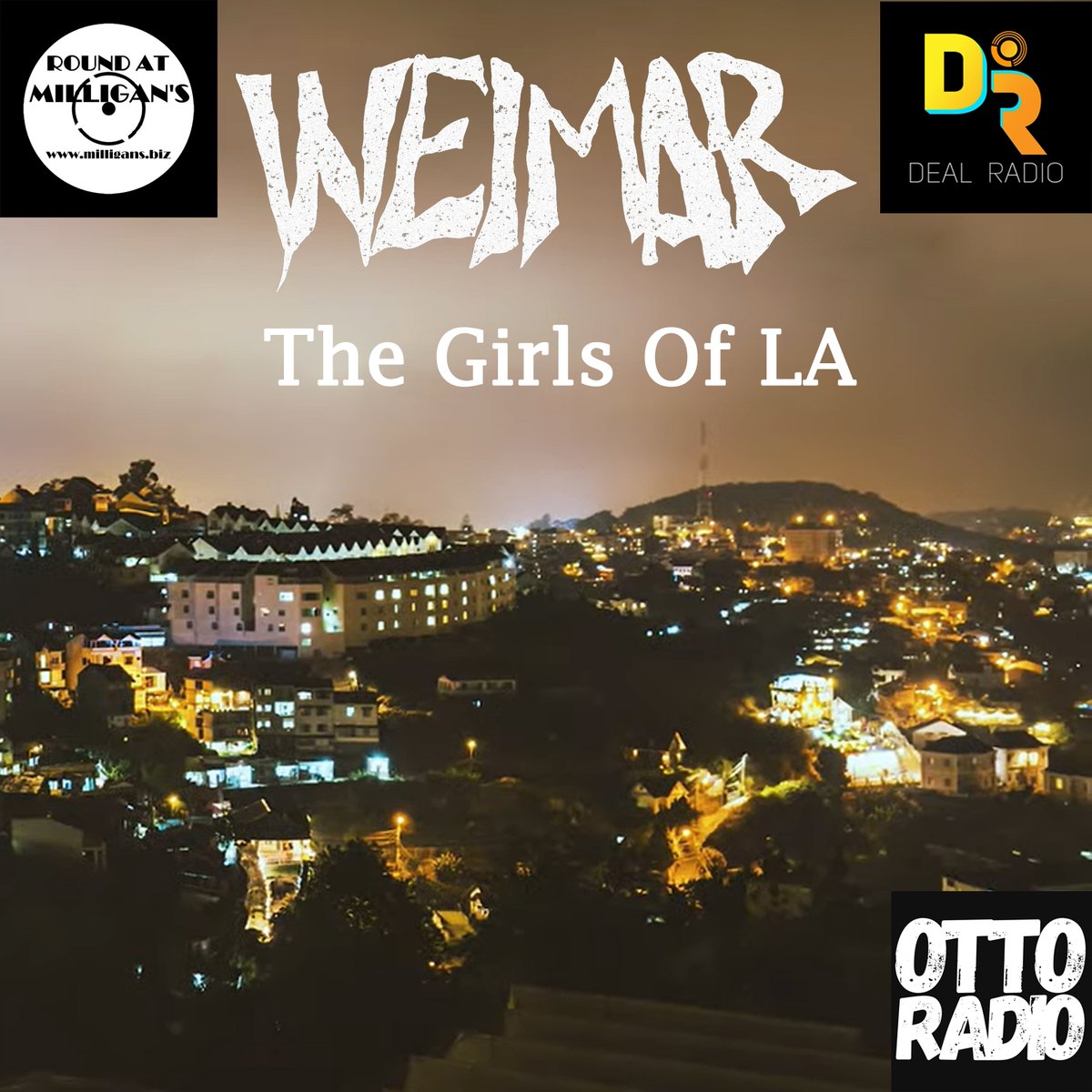 WeimarBandUK's tweet photo. Massive thanks #RoundAtMilligans for playing "The Girls Of LA" on this evening's show! Broadcast on @otto_radio and @DealRadio...

https://t.co/FKyRRnpQ0O

Thanks also @ShamelessPR_ @Bobs_Podcasts https://t.co/vpZtlHkiiM