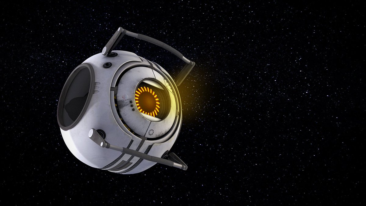 RobotsOfTheDay's tweet photo. Today's robot of the day is Space Core from Portal 2! https://t.co/rubezEUjlZ