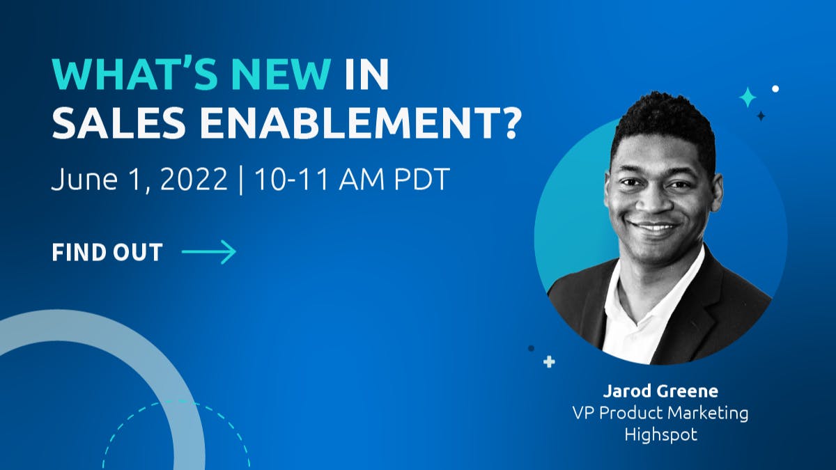 JamesHighspot's tweet photo. Big things are happening at @Highspot – register for our webcast where we’ll share updated #salesenablement best practices for our new world of work, new product features, and more. https://t.co/RXFFyRPhHk https://t.co/CLKnGp24oJ