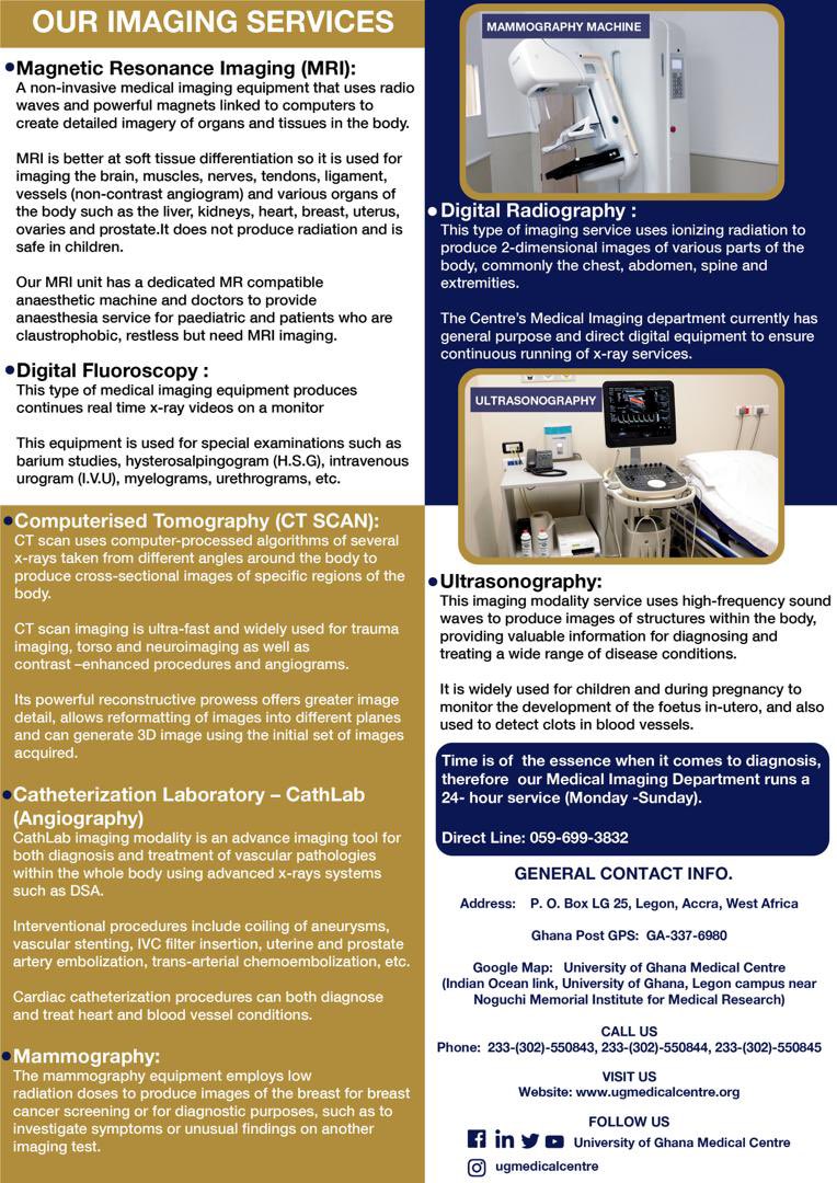 ugmedicalcentre's tweet photo. Introducing the UGMC Medical  Imaging Dept.           #worldclassservices https://t.co/pi8raBSlrR
