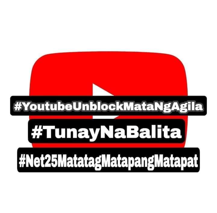 Reinhart_25's tweet photo. MGA KAPATID PAKI POST PO SA WALL NATIN

 YOUTUBE UNBLOCK MATA NG AGILA

#YoutubeUnblockMataNgAgila
#TunayNaBalita
#Net25MatatagMatapangMatapat https://t.co/mMtm1uKyzO