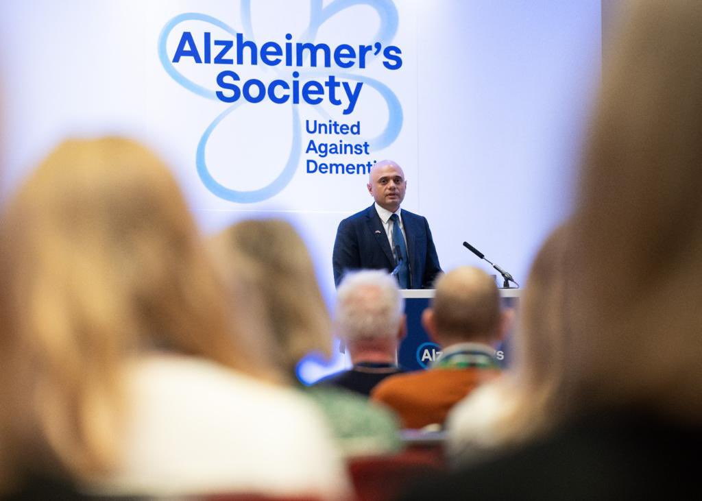 sajidjavid's tweet photo. Great to speak at @alzheimerssoc annual conference today.
Our 10-Year Dementia Strategy - which will be published later this year - will be ambitious on prevention, diagnosis, treatment.
Read my speech #ASAC22 ๐๐ฝ
https://t.co/7osPQcW8sg https://t.co/k7n9tkEo0e