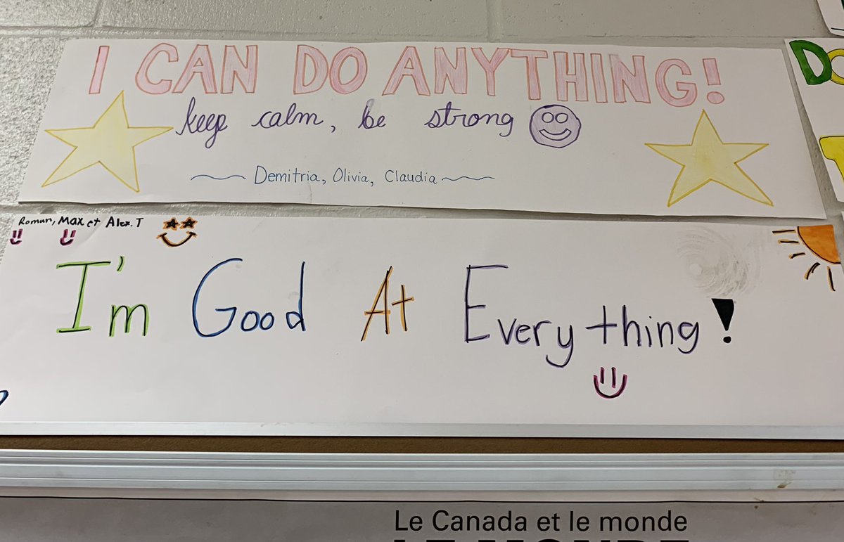 Strong Stars ! Mental Health 4 Finger Affirmations !