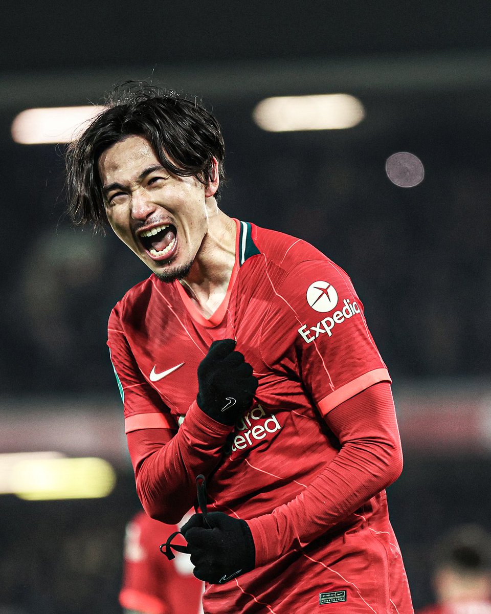 ESPNUK's tweet photo. Takumi Minamino has registered 11 shots on target this season.

He's scored 10 goals! 🤯 https://t.co/RJqxE3wDPF