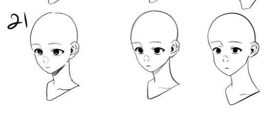 rubl_draw's tweet photo. 두상 연습 21~24!! https://t.co/BDWDBrqYOf