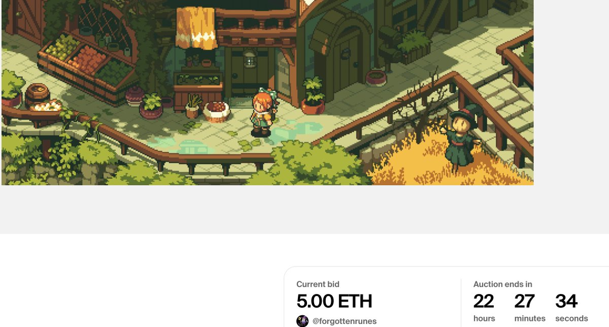 Dogetoshi's tweet photo. Artist explores NFTs to better their life and has already received a bid worth their yearly income on their first mint.

You love to see it.

P.S. look at the rage quote tweets https://t.co/f2MsP7532u