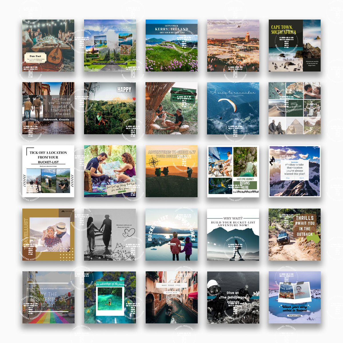 TIMA_Talk's tweet photo. Are you ready to book some Bucket List vacations? 

Then you need our NEW Bucket List Post Pack complete with 25 unique images, as well as a corresponding caption+hashtags! ✈️🤩

ONLY $25 FOR A LIMITED TIME!💸

📲 https://t.co/z2RT2rzMlI https://t.co/lv6fgDj3Nw