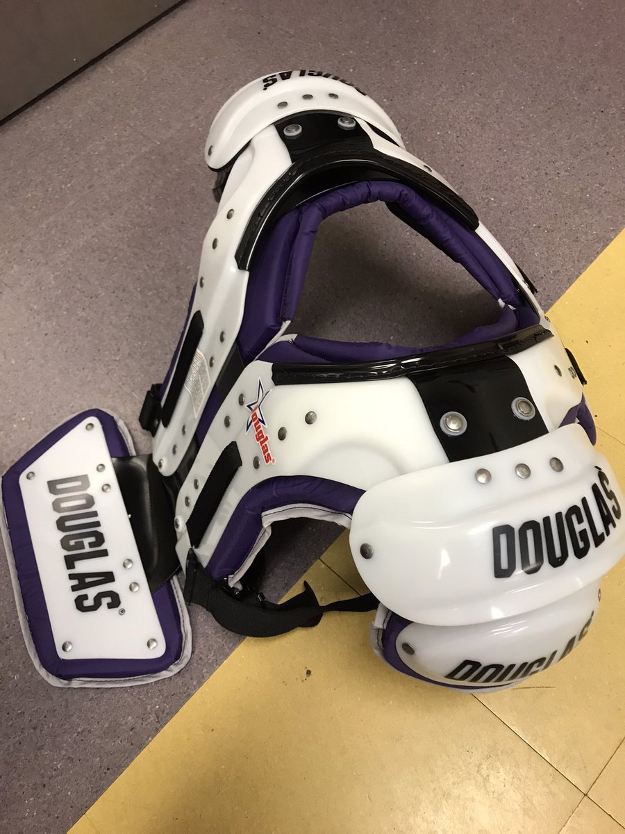 AlexLockemeyer's tweet photo. Excited to see some new @DouglasPads pads rolling in for the upcoming season! #protectionwithapurpose #StrapCity https://t.co/8nVaN7sYE8