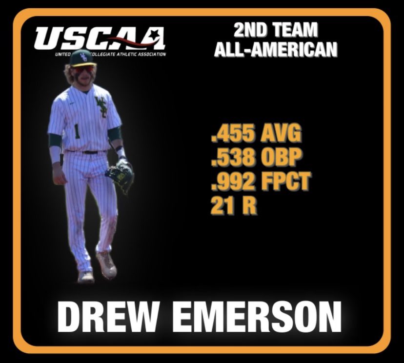 2022 USCAA Second Team All Americans‼️ Congratulations to both Nick Hundley and Drew Emerson🎉 #LakeCrew