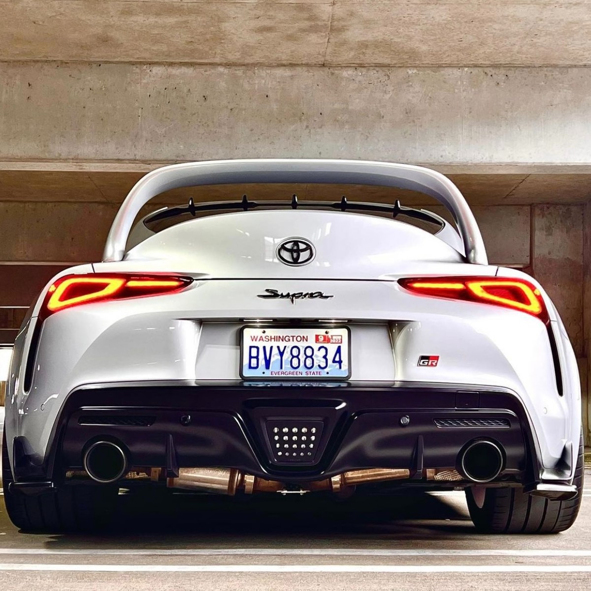 Magnaflow's tweet photo. This #MagnaFlow equipped Supra owned by @elyktronic is looking SO clean!
Tag us in your photos and videos and you might see your ride featured on our page!
#DevelopedForTheDriven https://t.co/5ZaPfQc6BT