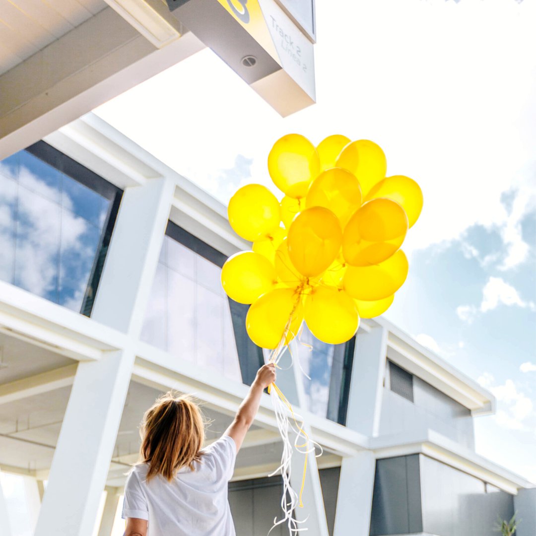 GoBrightline's tweet photo. We're getting ready to celebrate another BRIGHT year and you're invited! Whether you're a daily commuter or ride with us on the weekends to get to your favorite events, THANK YOU for making us a part of your life 💛

#305Weekend #GoBrightline https://t.co/whk4SCDAca