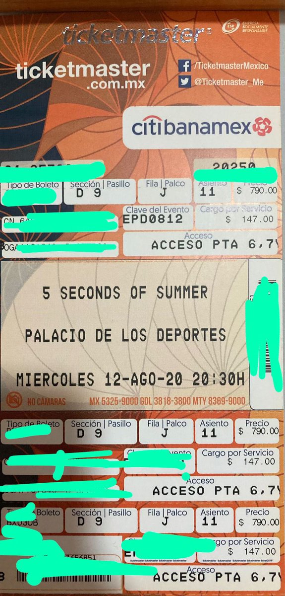 allaboutcth's tweet photo. con el dolor de mi corazón… pero tengo un boleto libre para 5sos el 18 de mayo en CDMX! Sección D9, sólo de Morelos porque no puedo entregarlo en otra parte 😔
@5SOSMexicor le podrían dar rt por fis? 🥺
#TakeMyHandMexicoCity #5sosmx https://t.co/wFY06UQs6E