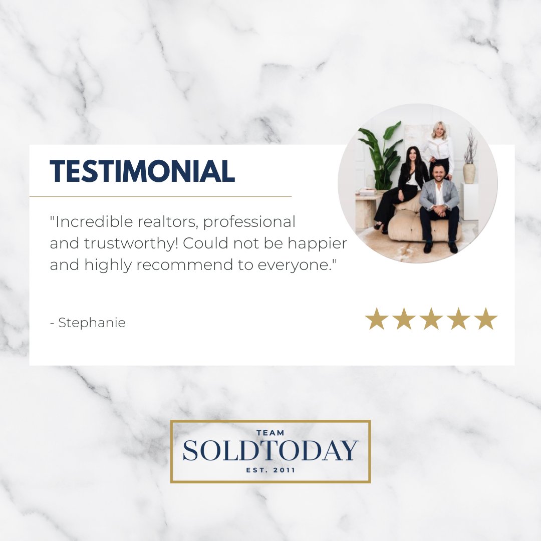 We 💙 our clients. Thank you, Stephanie, for trusting us with one of the most substantial transactions in your life! We’re determined to educate clients while guiding them through this exciting journey! 

#teamSOLDTODAY #torontorealestate