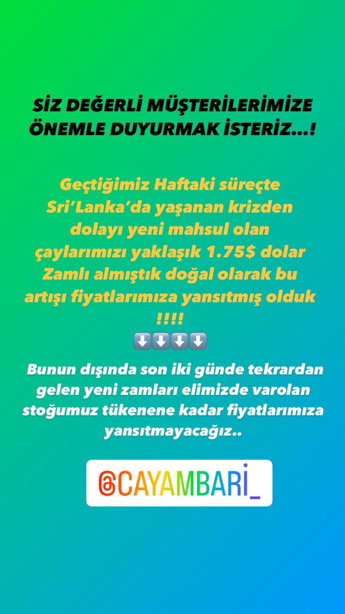 ÇAY AMBARI tweet media