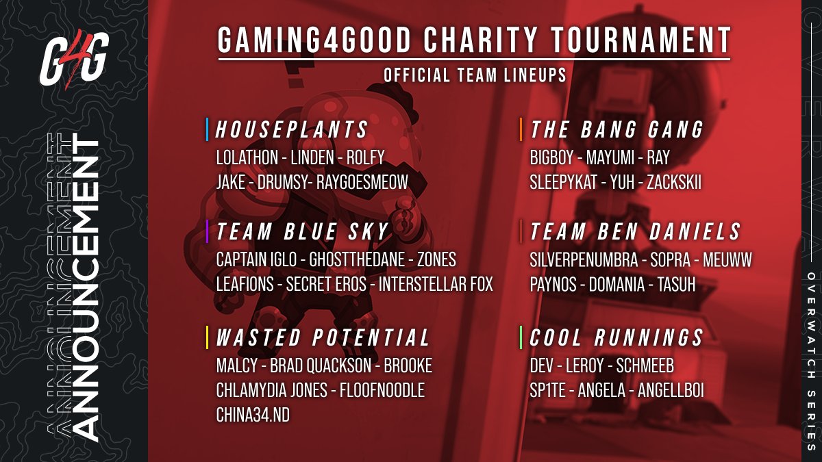 We're hosting an Overwatch tournament on Saturday the 21st of May at 8pm BST with a bunch of creators in hopes to raise money for refugees in Ukraine!

It'll be shoutcasted live over at twitch.tv/Elite 

Hope to see you guys there! ❤️🇺🇦