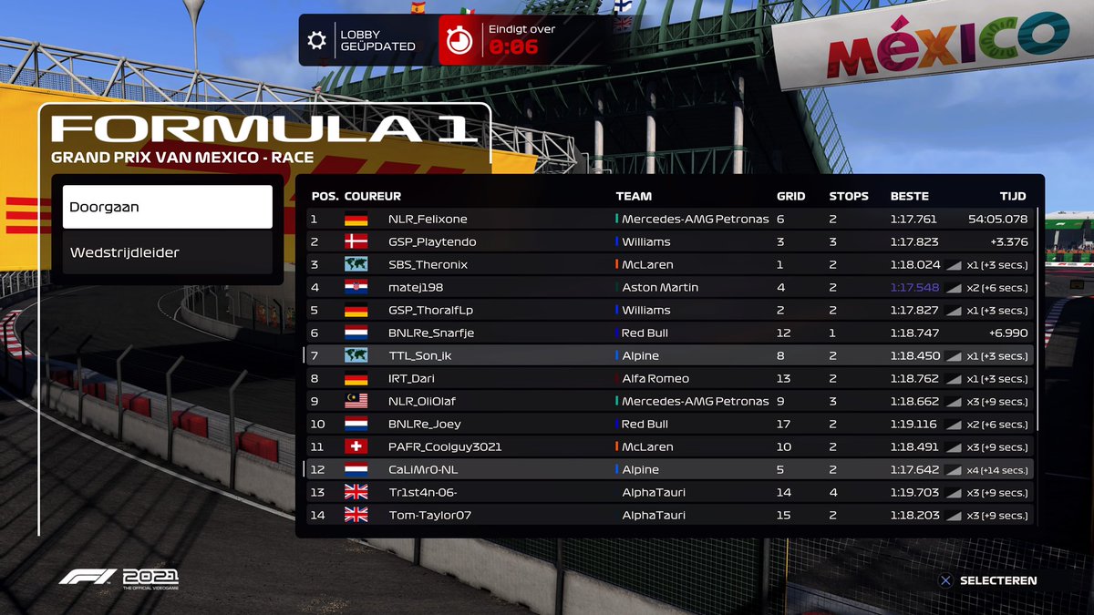 P7 today in <a href="/IKRLeagueRacing/">Inside Kerb Racing</a> at Mexico. An okay race but did not have good pace in the wet, still good points for the team <a href="/TTLesport/">TTL_eSports</a> :)