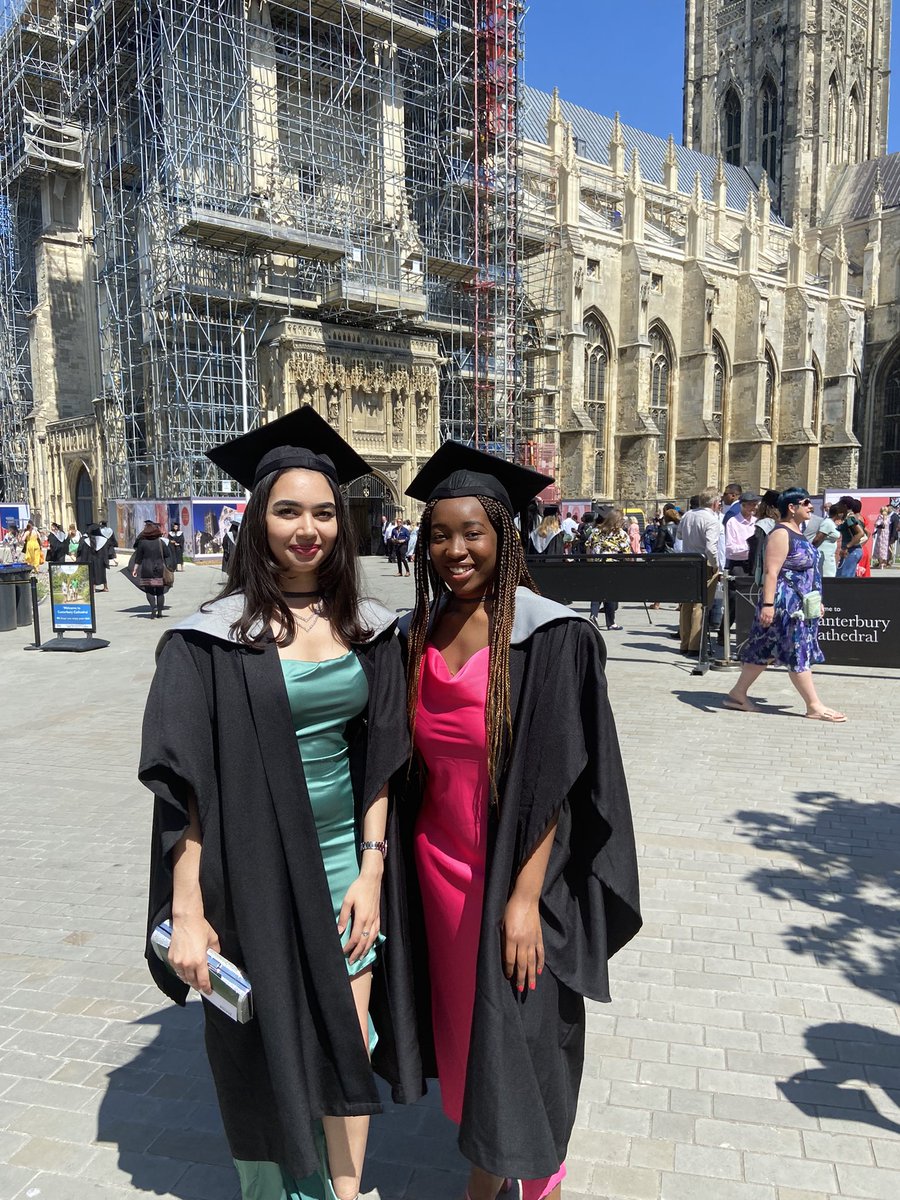 philippafoster6's tweet photo. What a fantastic day! so proud of you my beautiful daughter! Great achievement@TbhItsShania @CburyCathedral @UniKent 🎓🙌🏾🙌🏾👸🏽❤️❤️. https://t.co/zLnrfatHg1