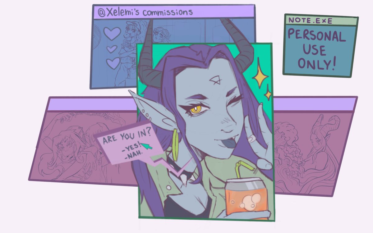 xelemi_art's tweet photo. ✨Commissions sheet updated! ✨
Likes/RTs will be much appreciated 💕 https://t.co/tYS1sAGbuG