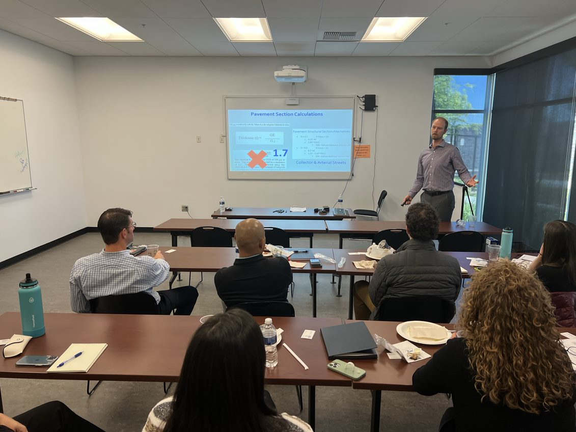 cncacement's tweet image. Clay Slocum and @TylerBodnarCNCA have been on the road providing local agencies with updated design strategies for full-depth reclamation projects.  Thanks to @StanCounty for inviting us in to present to your fantastic staff.  #FDR #designresponsibly