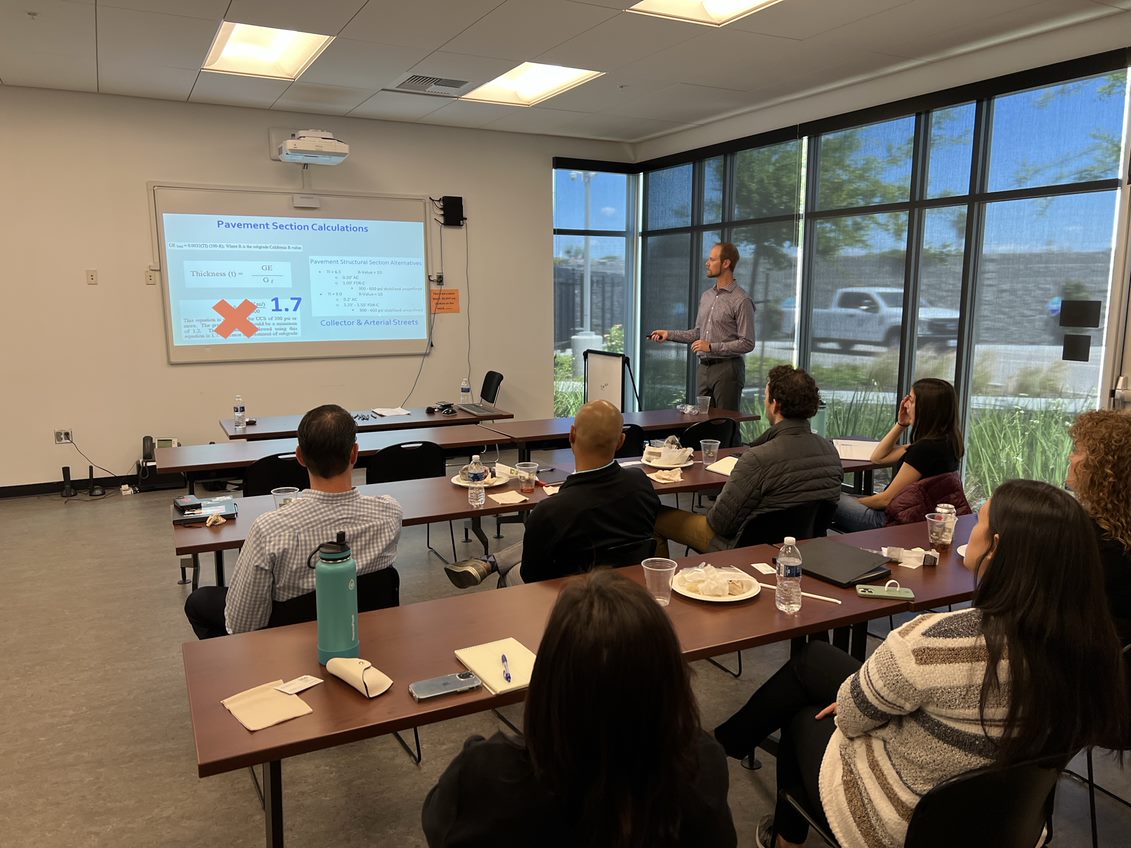 cncacement's tweet image. Clay Slocum and @TylerBodnarCNCA have been on the road providing local agencies with updated design strategies for full-depth reclamation projects.  Thanks to @StanCounty for inviting us in to present to your fantastic staff.  #FDR #designresponsibly