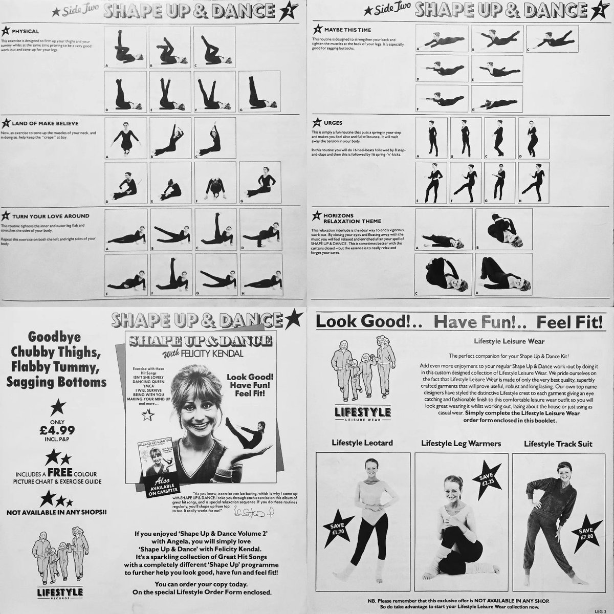 WhosThatGav's tweet photo. "Goodbye Chubby Thighs, Flabby Tummy, Sagging Bottoms. Look Good!.. Have Fun!.. Feel Fit!". Apparently anyway. #ShapeUpAndDance with #AngelaRippon. 🤸‍♀️💃🕺👯 https://t.co/sE1DilqgAo https://t.co/v37m4PNswN