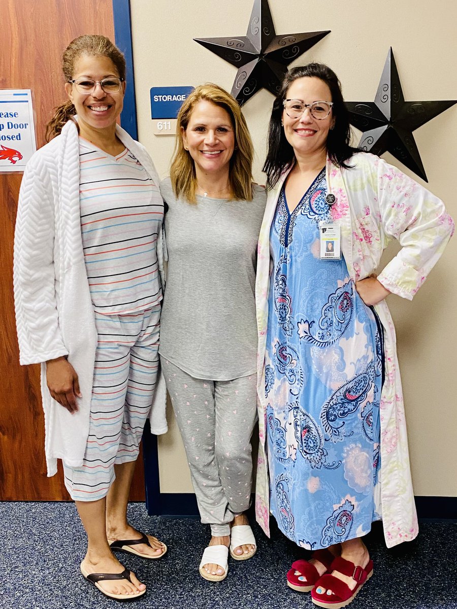 BerryMiller_JH's tweet photo. #PajamaDay is just one of the best. Bobcats learn & teach better when weโre #comfy #cozy.๐ This #MayFun theme calendar is helping us sliiiiiide to the end of the year.โค๏ธ๐๐พ๐ด #7DaysLeft #WeArePearlandISD https://t.co/X4ZVFoVCVj