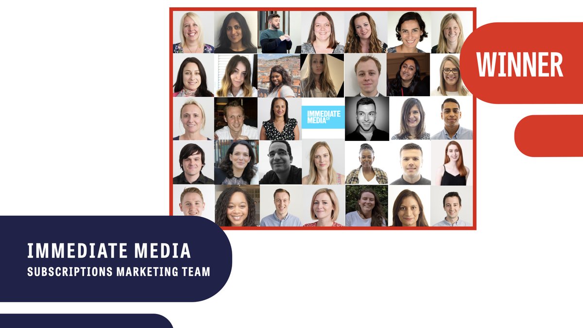 BMAwards_'s tweet photo. The Award in the Marketing Team of the Year - Consumer Media category at the 2022 #BritishMediaAwards goes to… @immediate_media for their Subscriptions Marketing Team, congratulations! https://t.co/FtNelBsBs0
