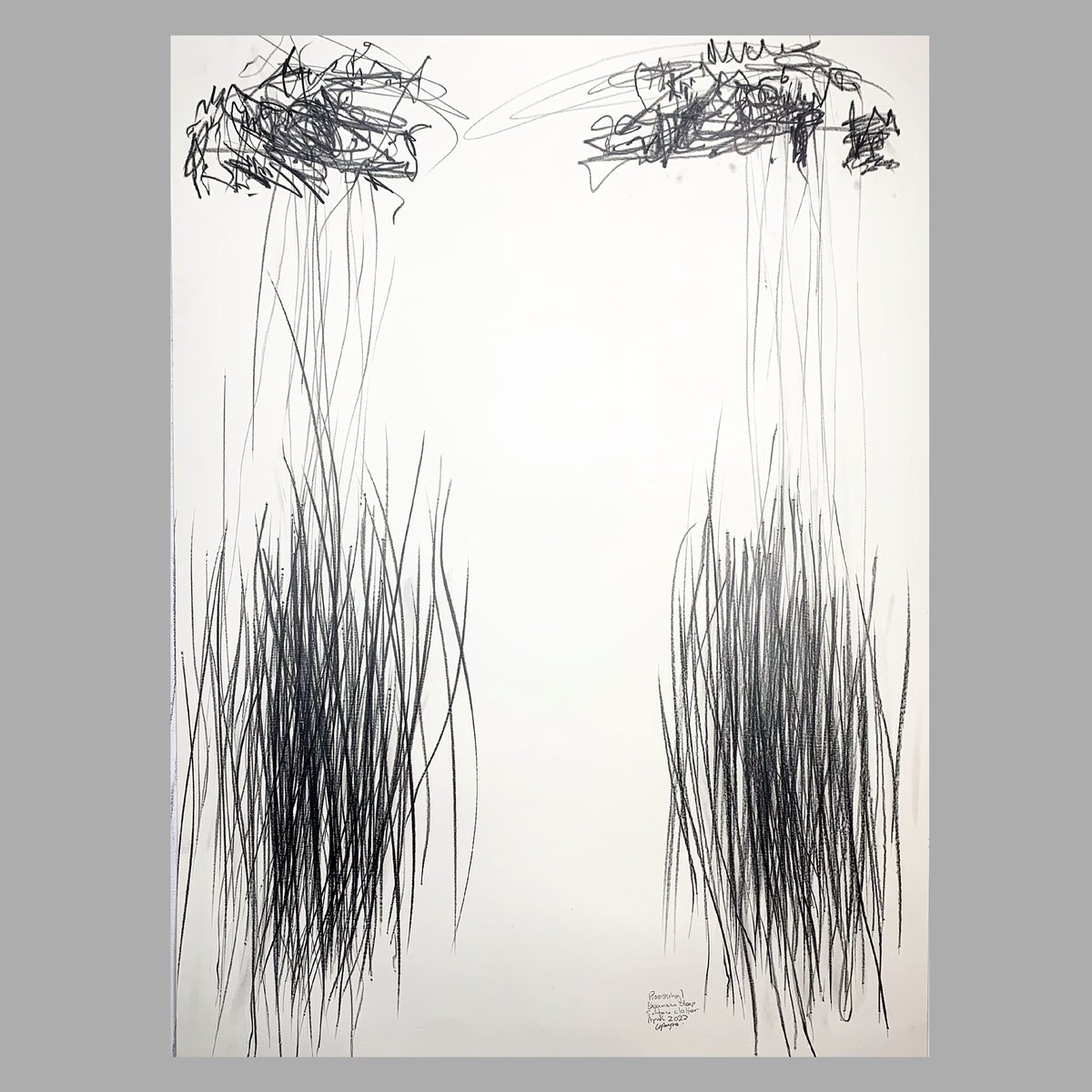 GaylePayneArt's tweet photo. I started doing these breath motion drawings. Processing stuff. We’re all processing stuff. #drawing #performancedrawing #breathwork #motiondrawing https://t.co/6r79pZvclW